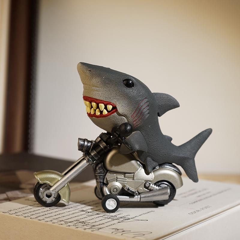 🦖🏍️ WILD RIDES ARE HERE! Animal Biker Gang Desk Decor – Where Attitude Meets Adventure! 🏍️🐼