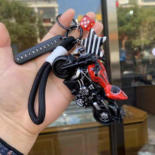 🏍️🔑 Unleash Your Ride Spirit—Everywhere You Go! The Mini Motorcycle Keychain 🏍️🔑