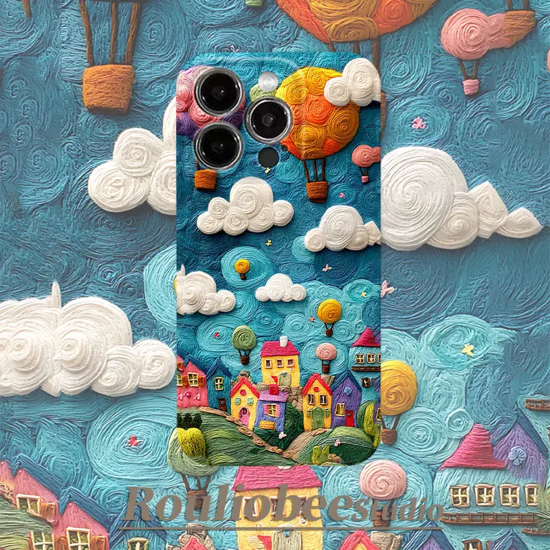 Flat 3D Fairytale World Case Cover for iPhone