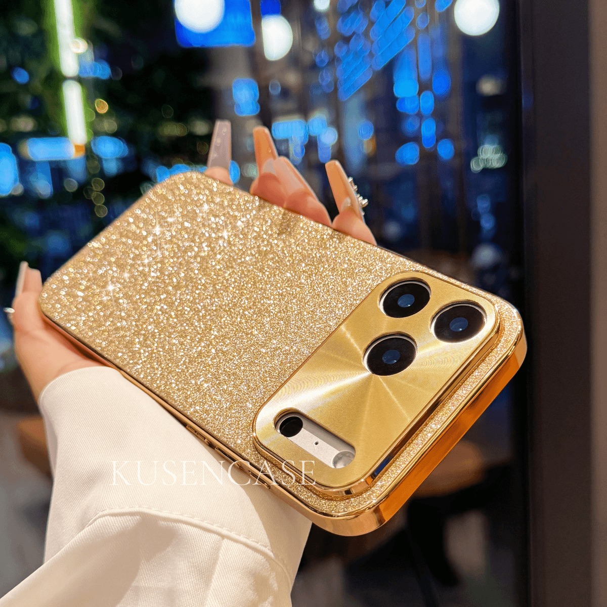 Glitter Particle CD Lens Protector Frame Case for iPhone - Buy 2: FREE SHIPPING🛫 & 40% OFF 2nd🔥