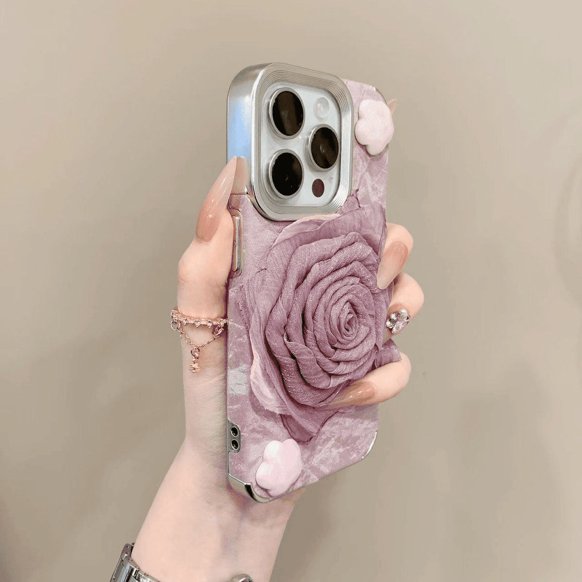 3D Velvet Flower Case Cover for iPhone——🔥Second Item at 40% Off