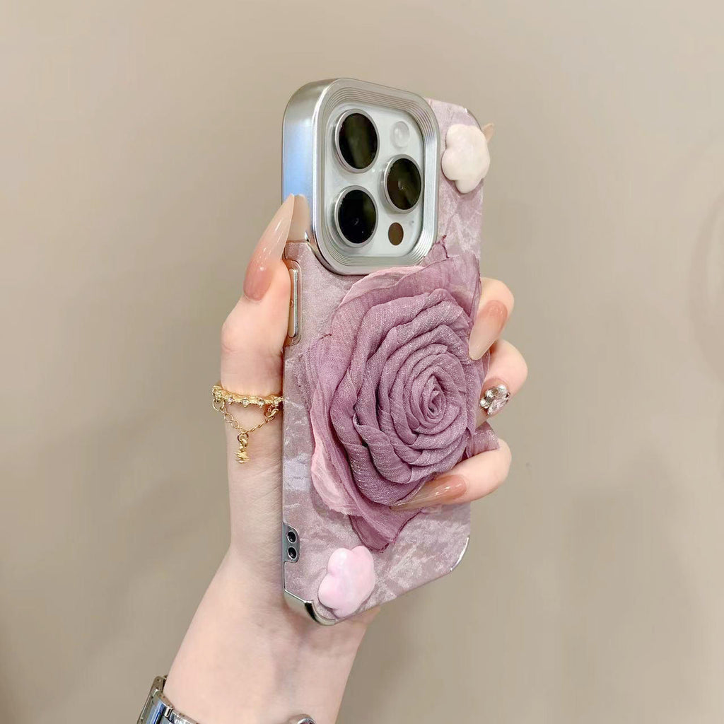 3D Velvet Flower Case Cover for iPhone——🔥Second Item at 40% Off