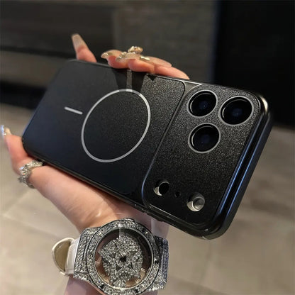 Magnetic Clutch with Metallic Finish Case for iPhone