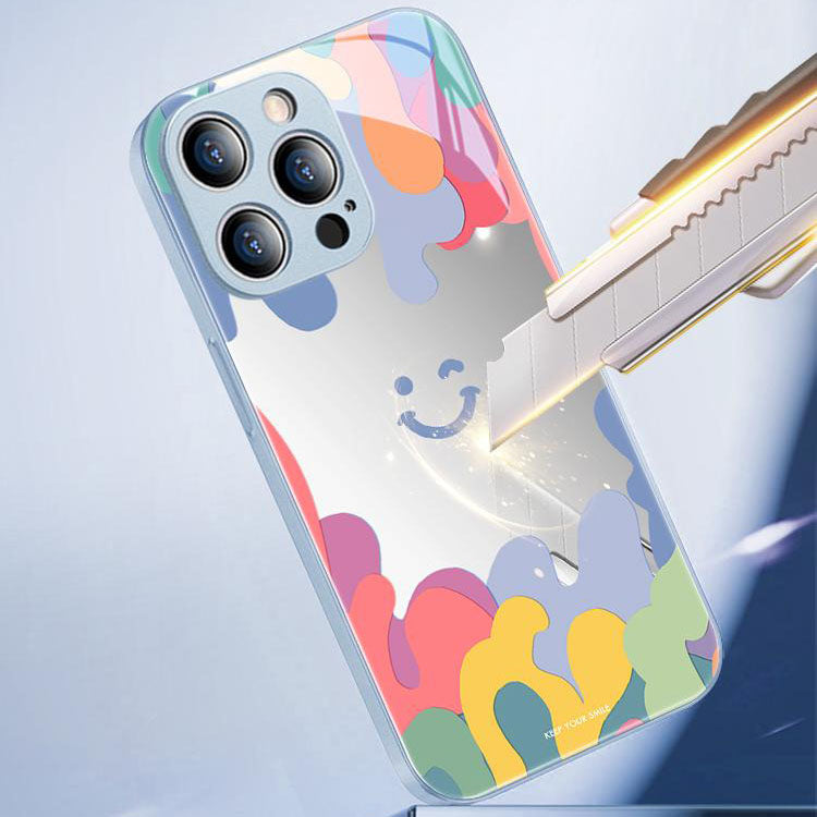 Smiley Mirror Case Cover for iPhone