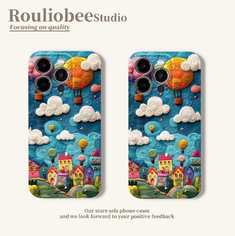 Flat 3D Fairytale World Case Cover for iPhone