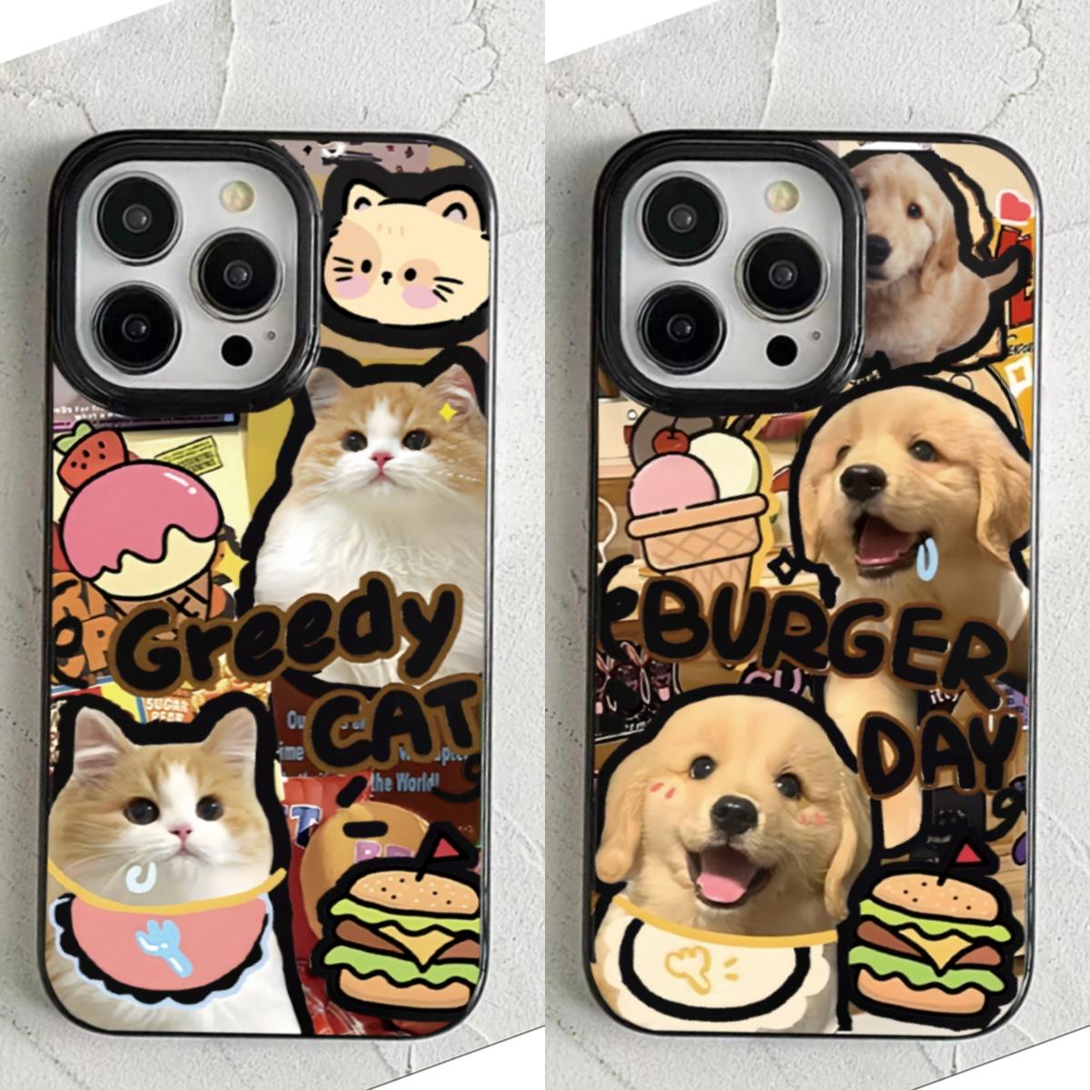Drooling dog Case Cover for iPhone