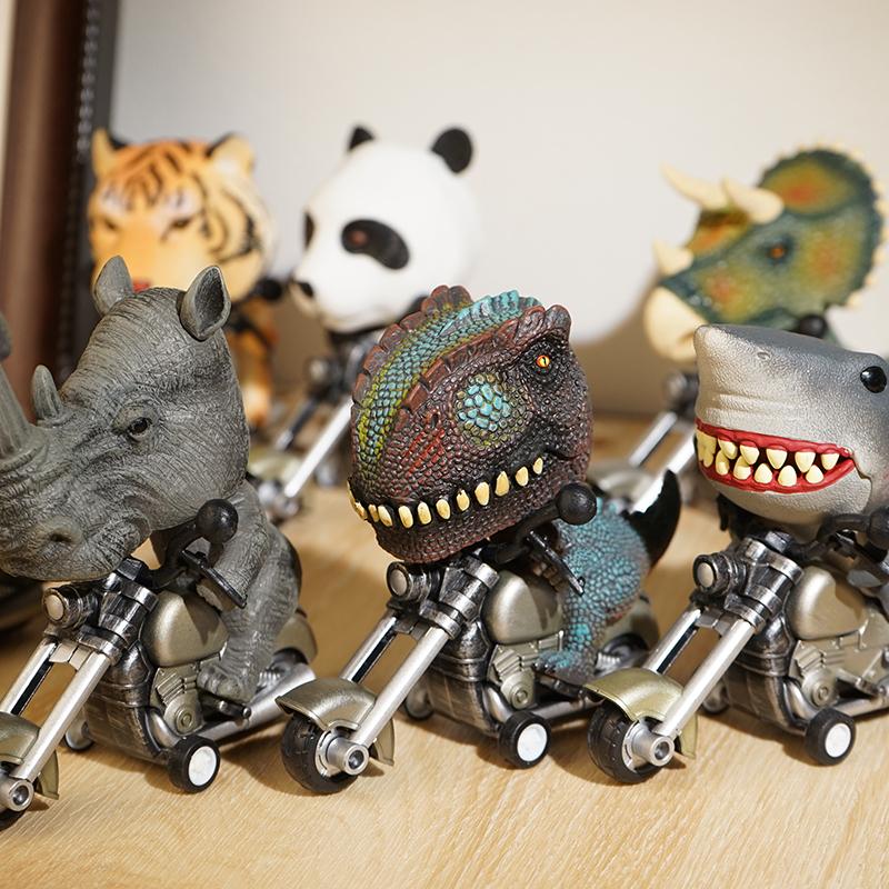 🦖🏍️ WILD RIDES ARE HERE! Animal Biker Gang Desk Decor – Where Attitude Meets Adventure! 🏍️🐼