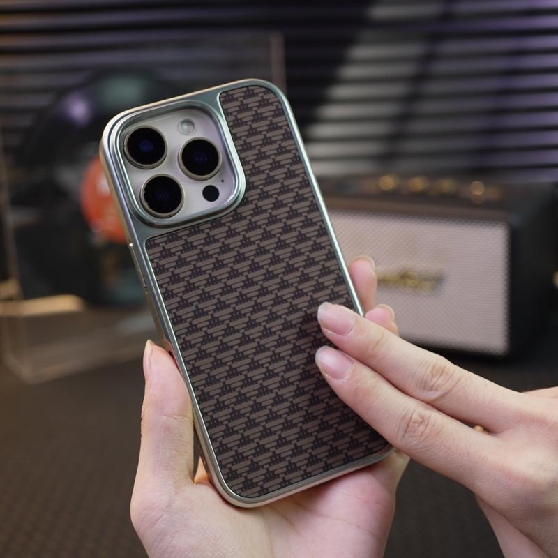 Matte Carbon Fiber Case Cover for iPhone