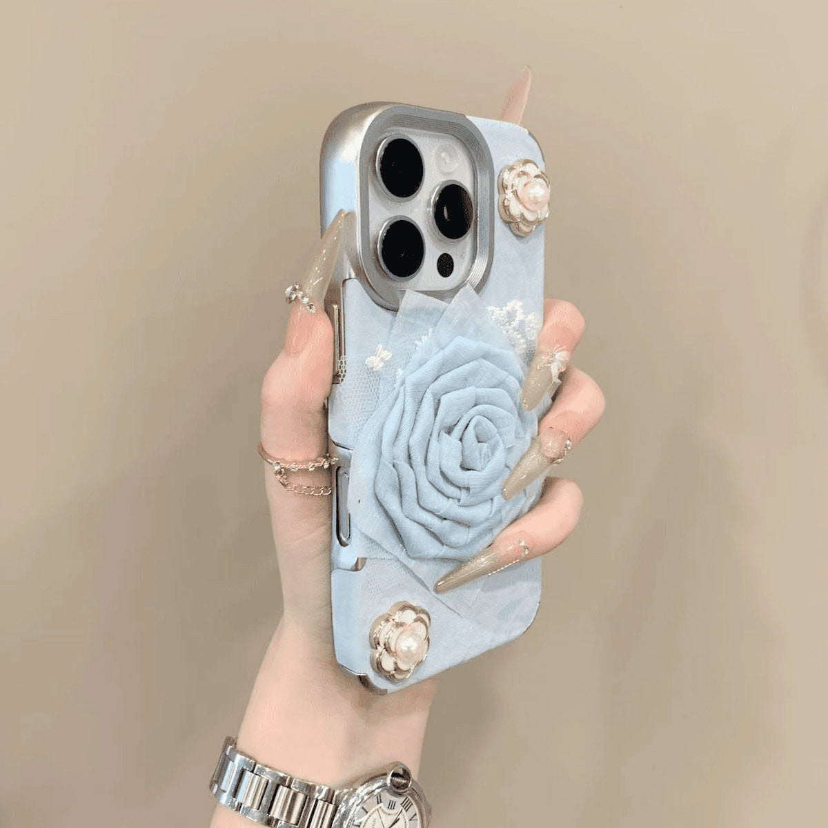 3D Velvet Flower Case Cover for iPhone——🔥Second Item at 40% Off