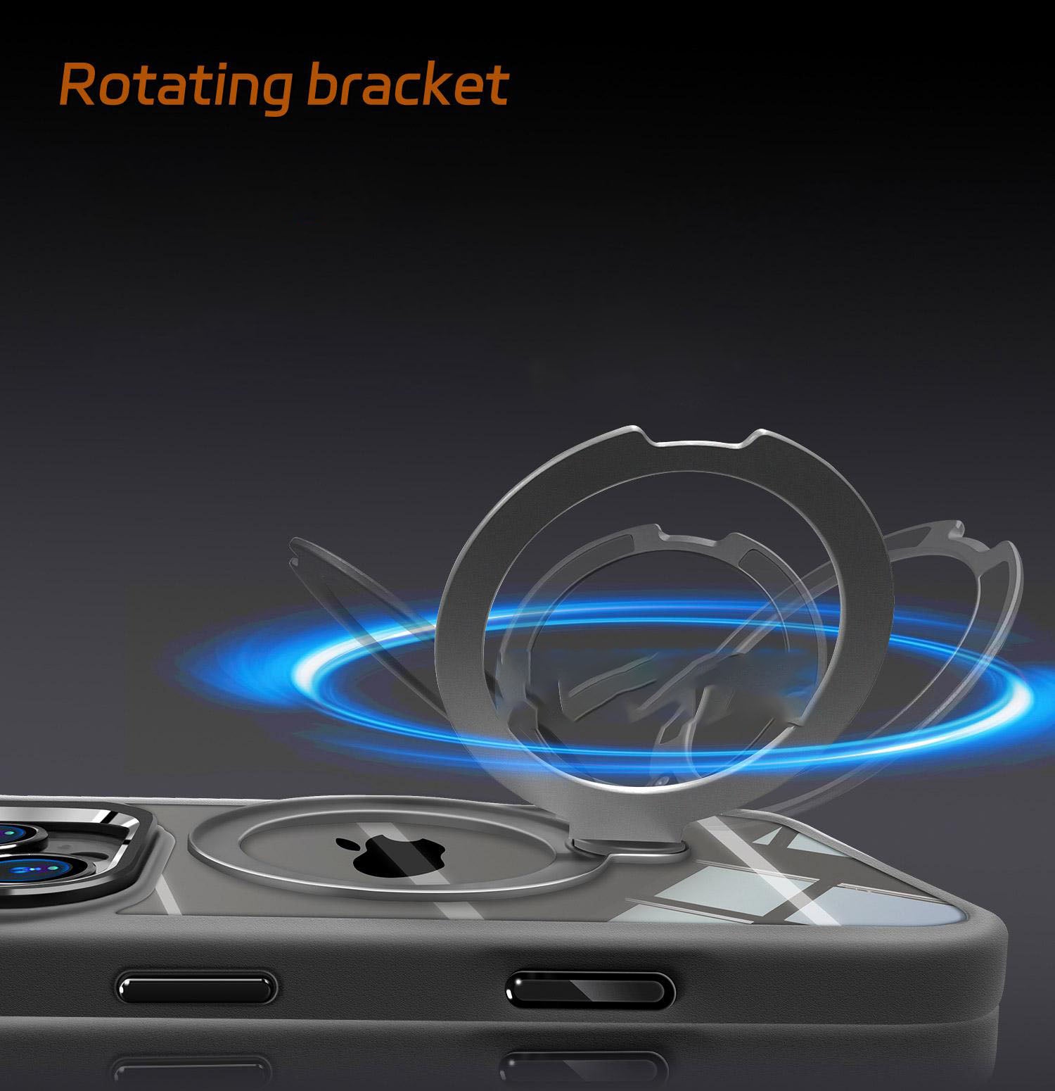 Metal Lens Holder Case Cover for iPhone