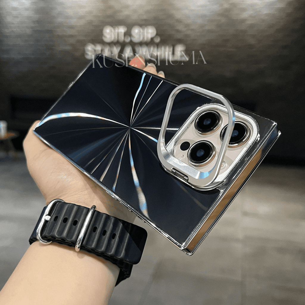 Creative CD Pattern Metal Lens Protection Frame Case Cover for iPhone——🔥Second Item at 40% Off