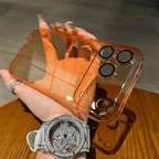 Translucent PC Anti-oxidation Case Cover for iPhone