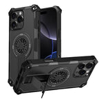 Decompression Rotor Hidden Stand Case Cover for iPhone