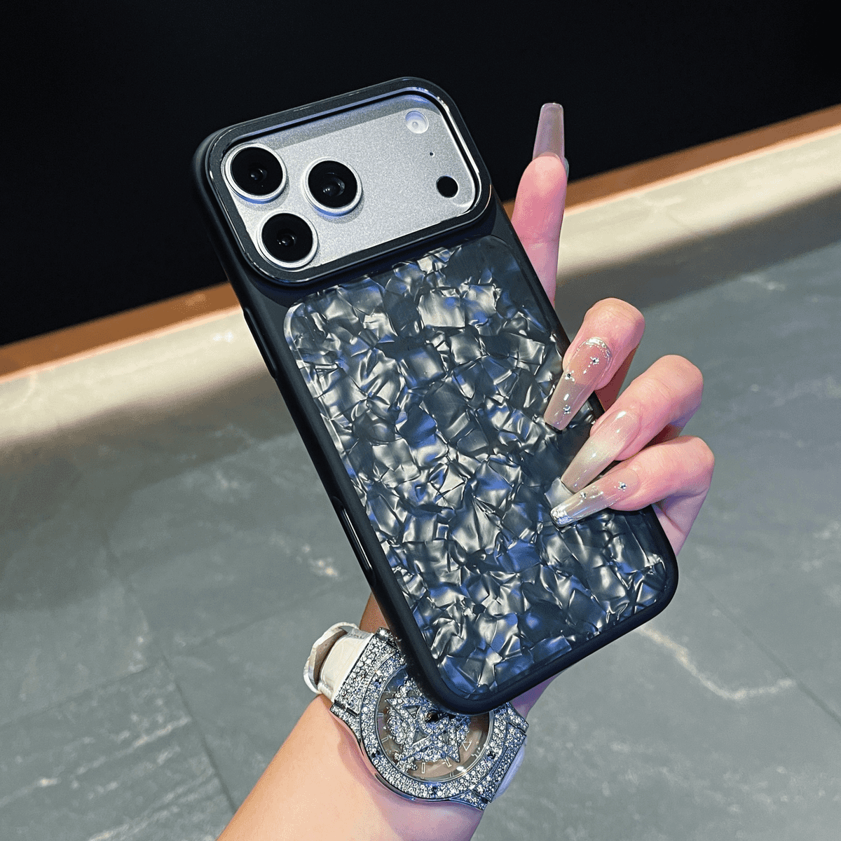 Iridescent Shell MagSafe Compatible iPhone Case