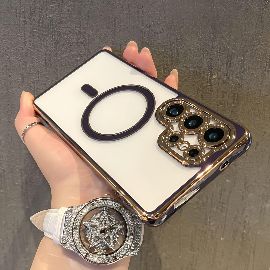 Electroplated Solid Colours Anti Oxidation Case Cover for Samsung S Series