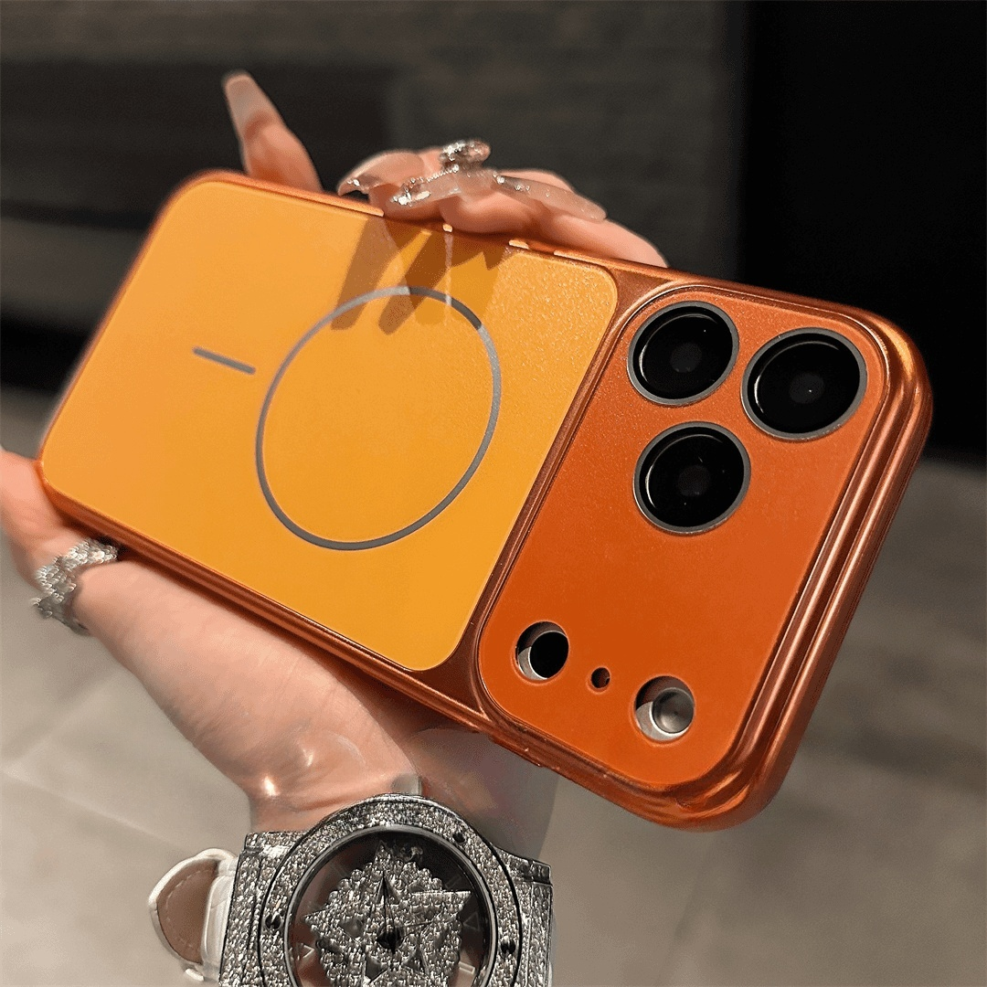 Magnetic Clutch with Metallic Finish Case for iPhone