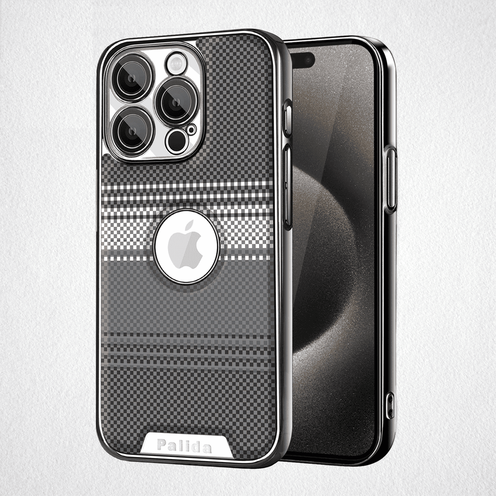 Carbon Fibre Hollow Design Case Cover for iPhone