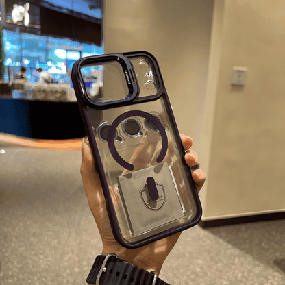 Metal Foldable Lens Protector Case Cover for iPhone-Limited-time offer: Free lens protector💥
