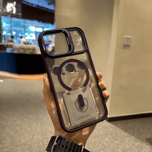 Metal Foldable Lens Protector Case Cover for iPhone-Limited-time offer: Free lens protector💥