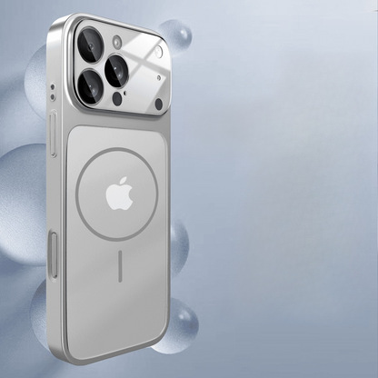 Matte Large Window Solid Color Magnetic Case Cover for iPhone