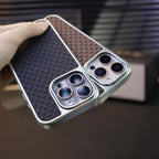 Matte Carbon Fiber Case Cover for iPhone