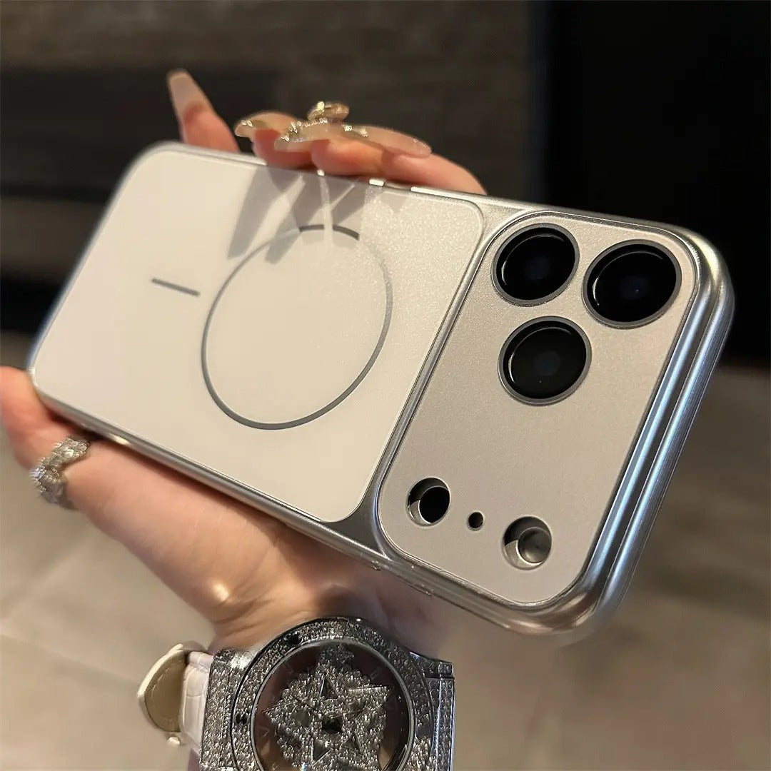 Magnetic Clutch with Metallic Finish Case for iPhone
