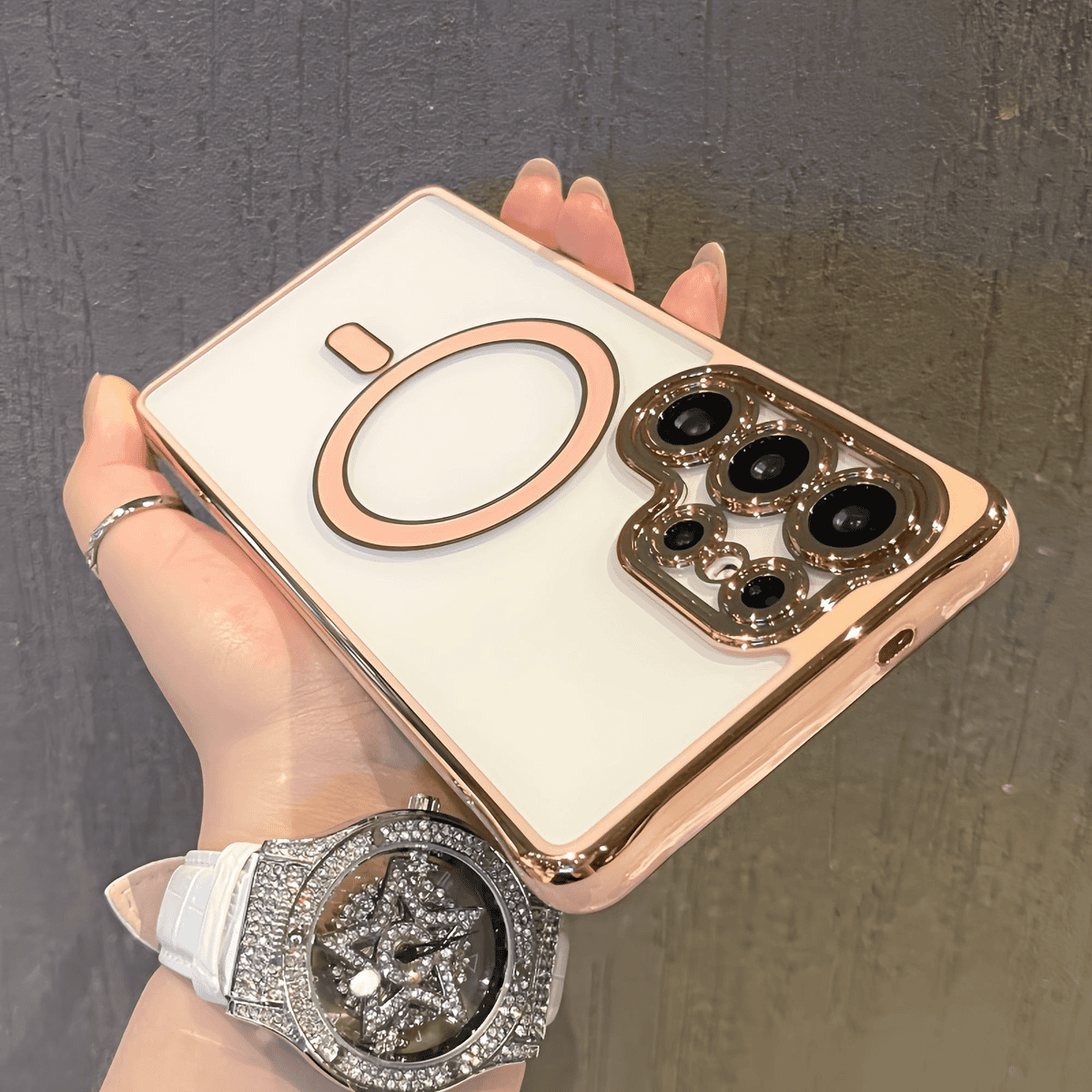 Electroplated Solid Colours Anti Oxidation Case Cover for Samsung S Series