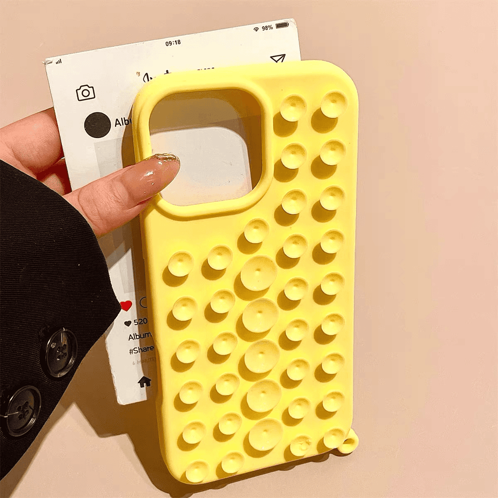 Sticky Suction Cup Case Cover for iPhone