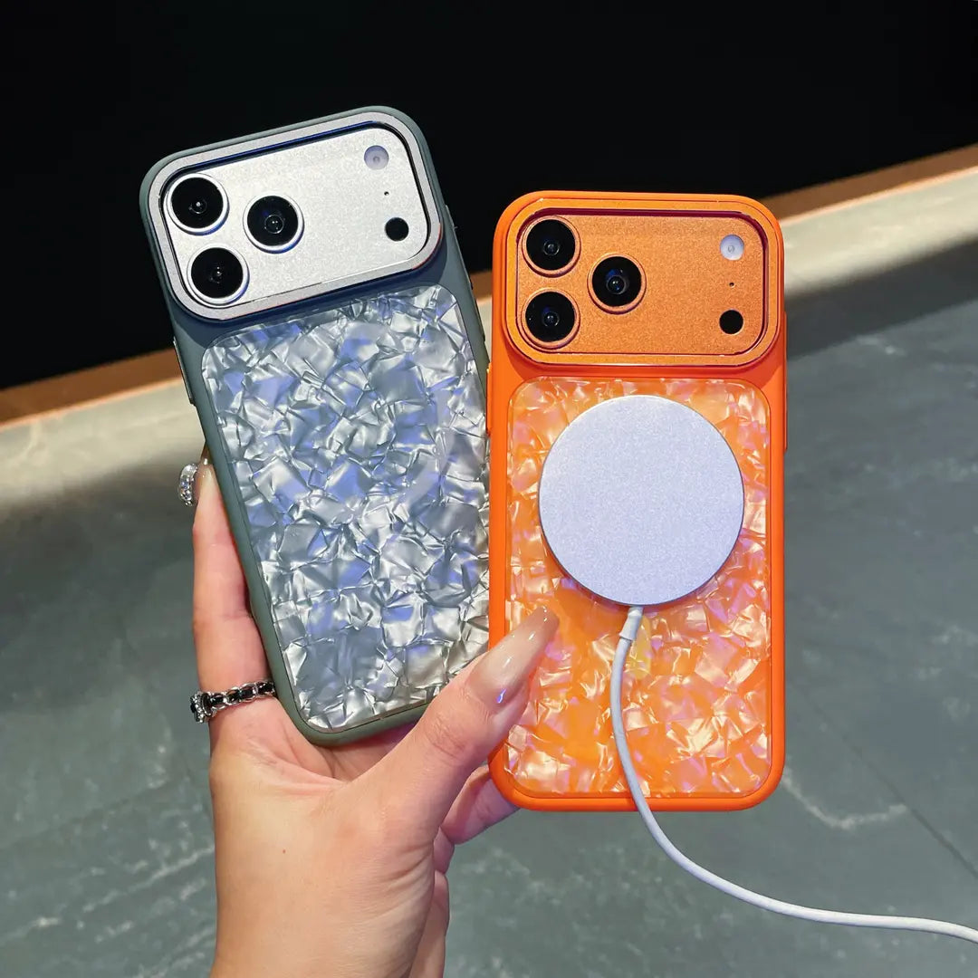 Iridescent Shell MagSafe Compatible iPhone Case