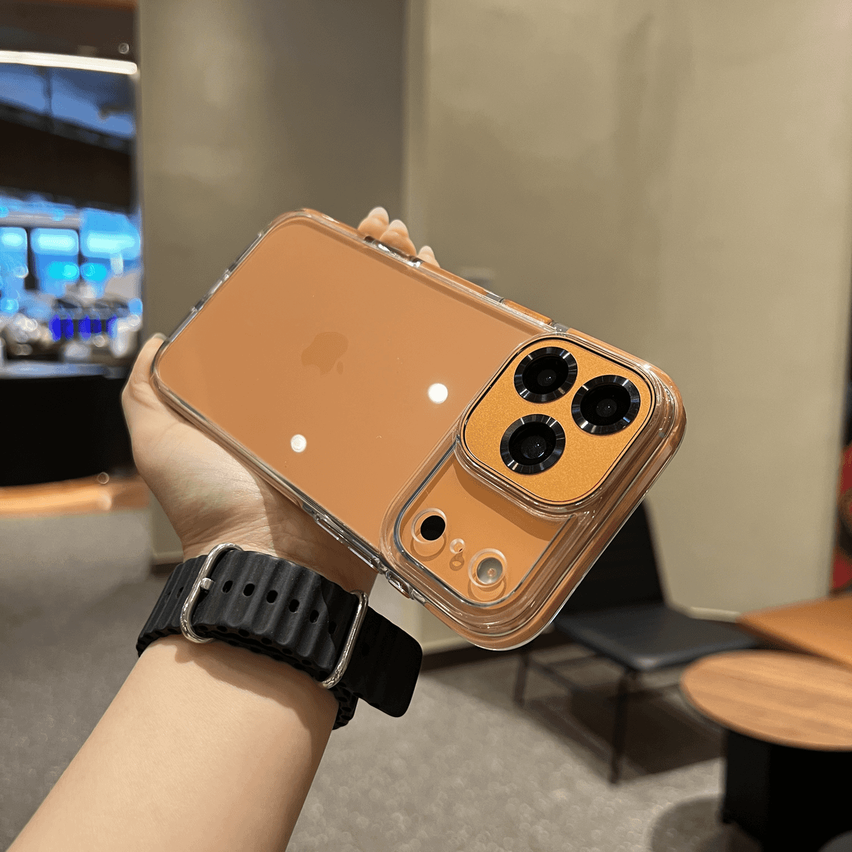 Thickened Impact-Resistant TPU Edge Transparent Case Cover for iPhone