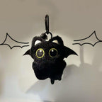 🐱‍👤✨ Your New Magic Companion – The Fluffy Black Cat Keychain with Wings! ✨🐱‍👤