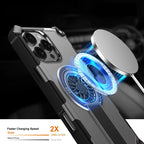 Decompression Rotor Hidden Stand Case Cover for iPhone