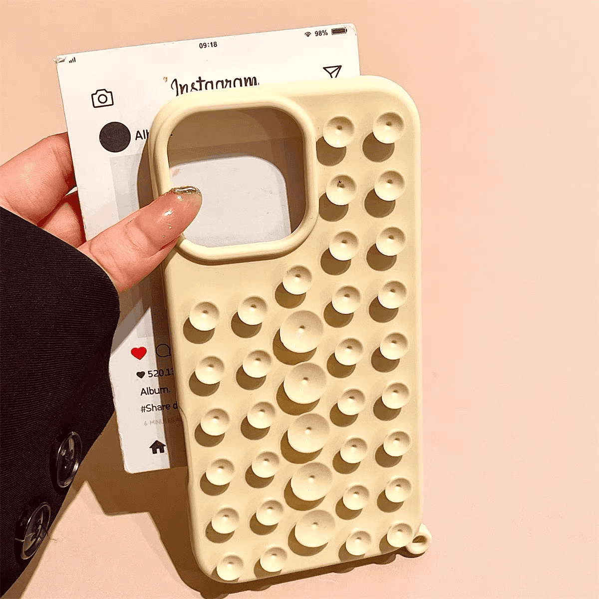 Sticky Suction Cup Case Cover for iPhone