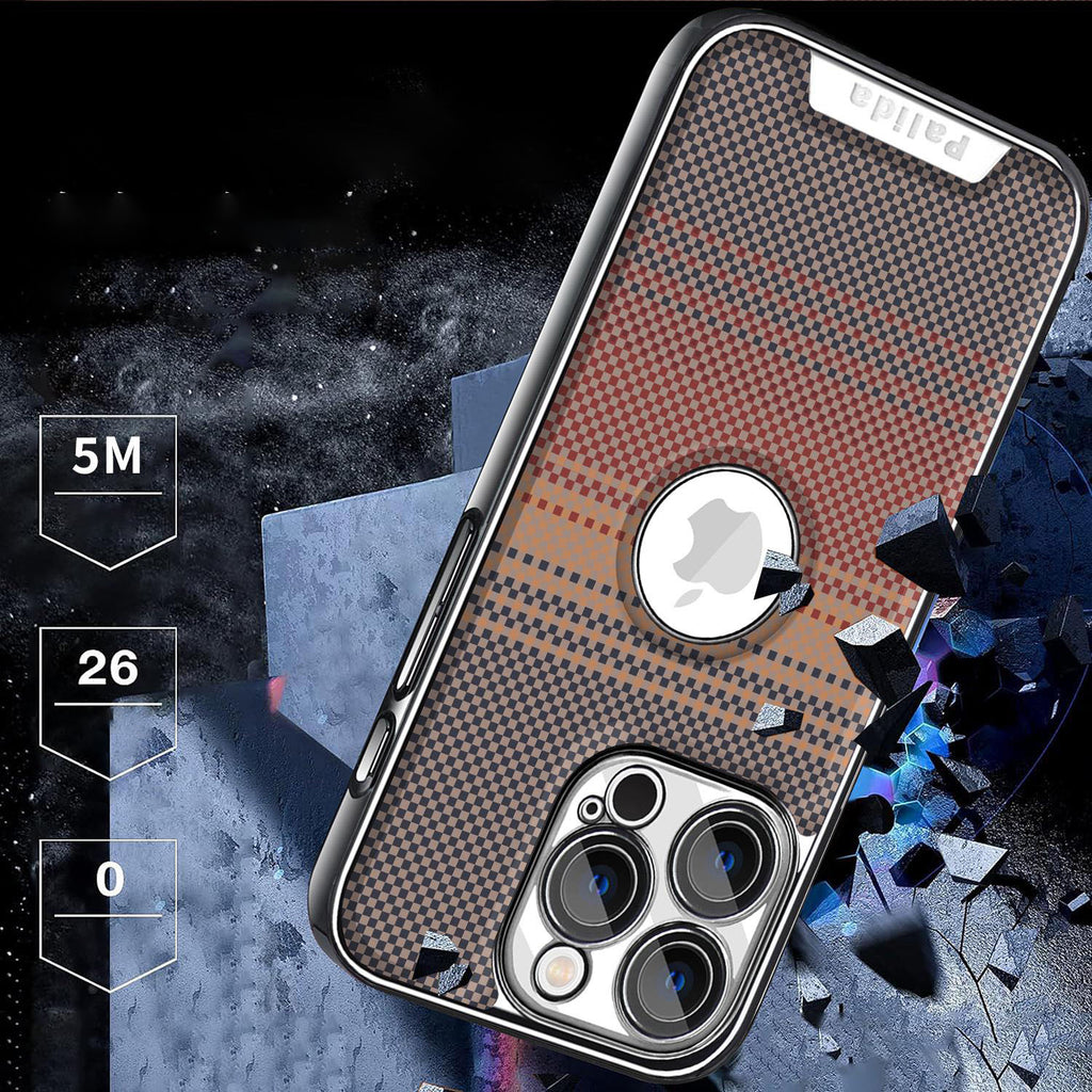 Carbon Fibre Hollow Design Case Cover for iPhone