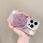 3D Velvet Flower Case Cover for iPhone——🔥Second Item at 40% Off