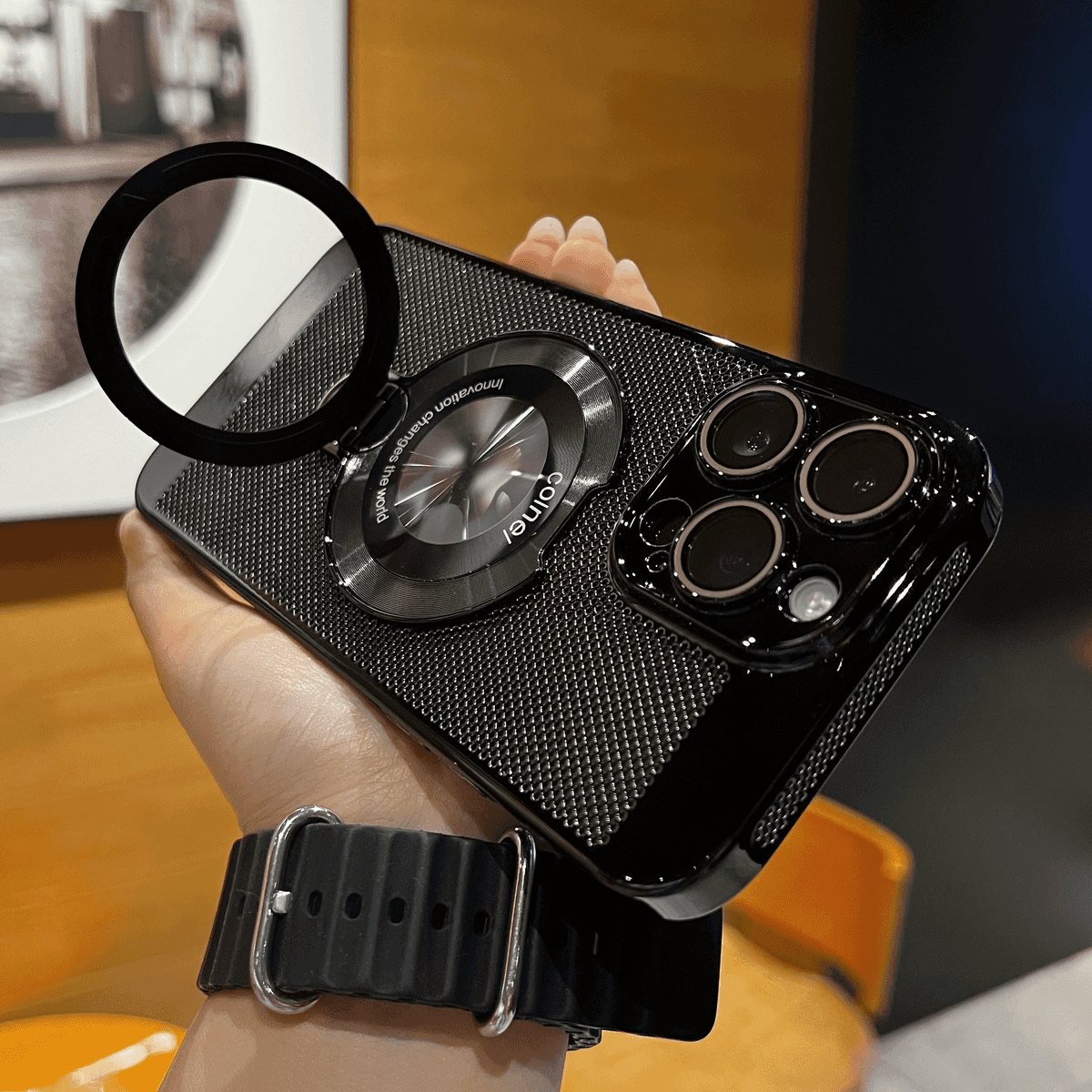 Honeycomb Heat Dissipation Case Cover for iPhone