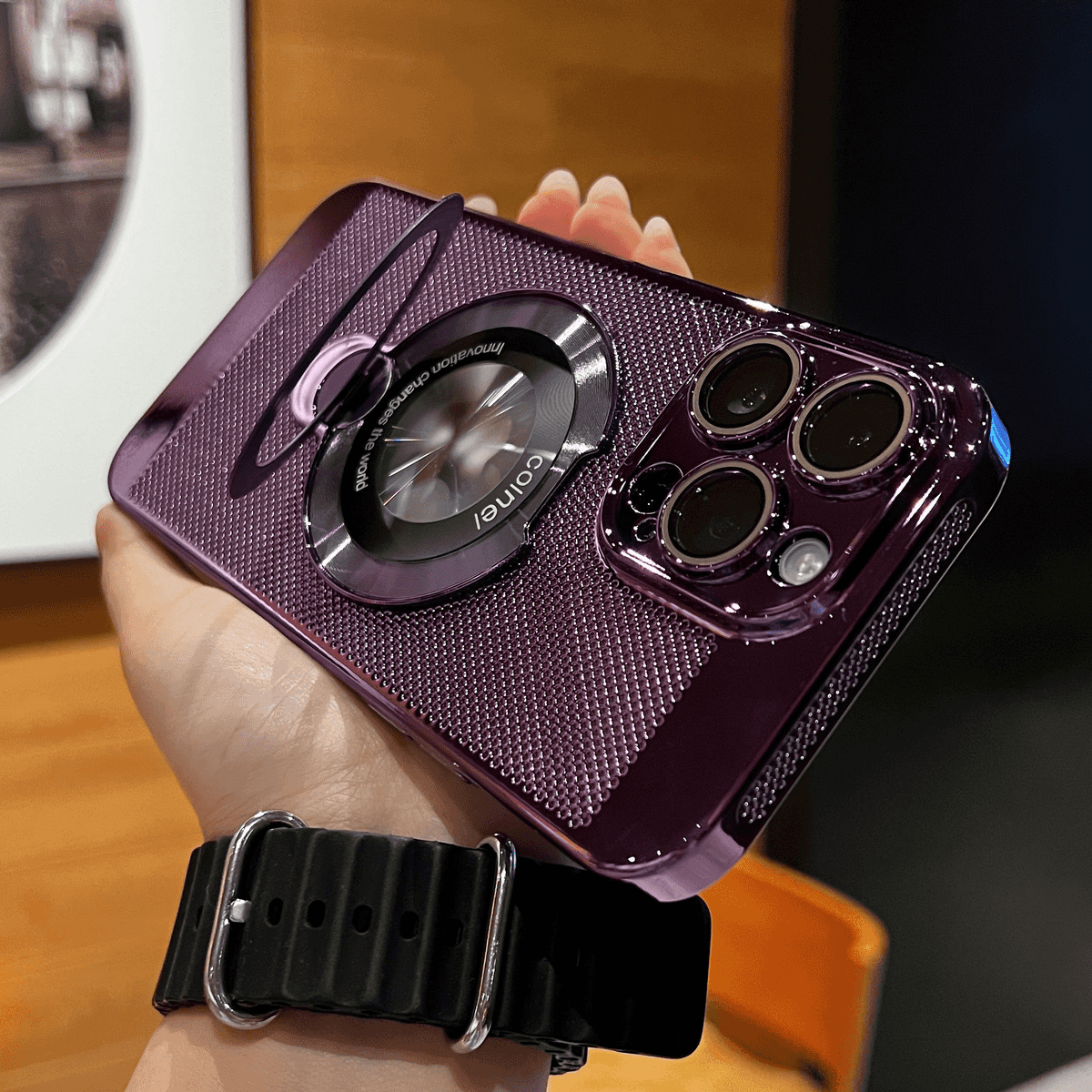 Honeycomb Heat Dissipation Case Cover for iPhone