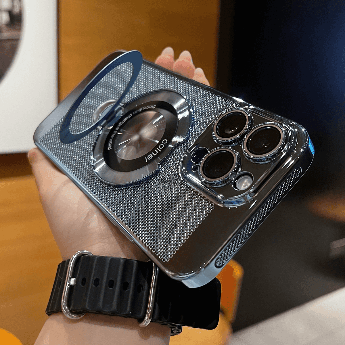 Honeycomb Heat Dissipation Case Cover for iPhone