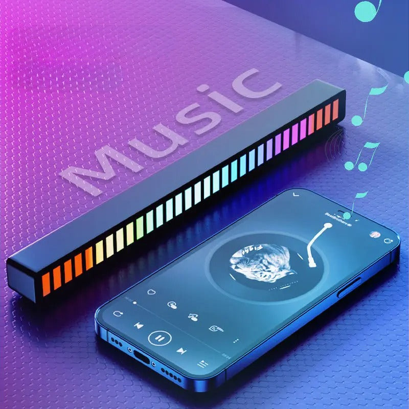 🎵✨ Dynamic Voice-Activated LED Strip Light – Your Car's New Rhythm Master! ✨🎵