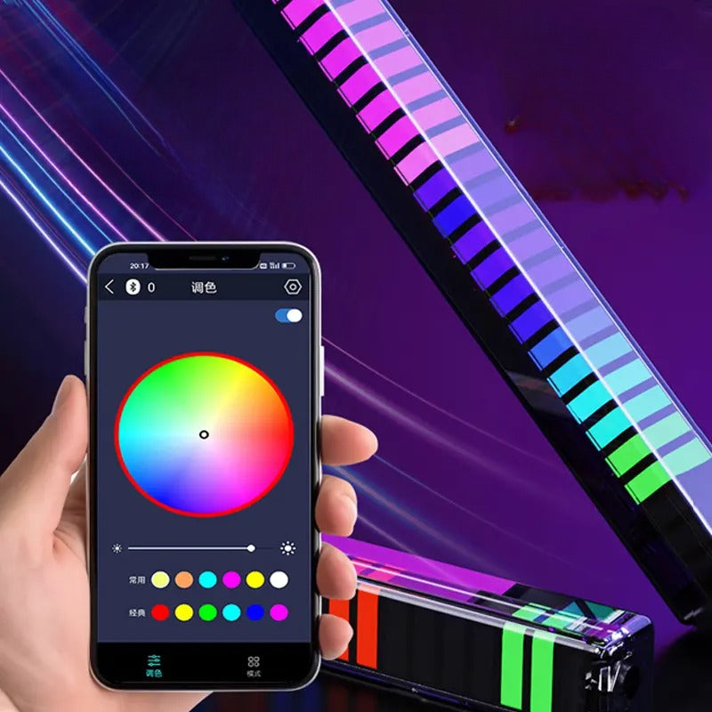 🎵✨ Dynamic Voice-Activated LED Strip Light – Your Car's New Rhythm Master! ✨🎵