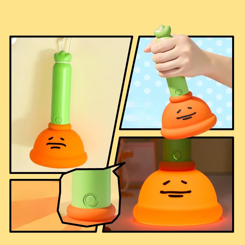🚽💡 The Plunger Glow - Night Light with a Sense of Humor! 💡🚽