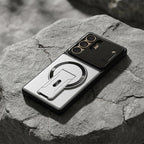 Multifunctional Magnetic Case with Invisible Stand & Camera Protection for Samsung S Series