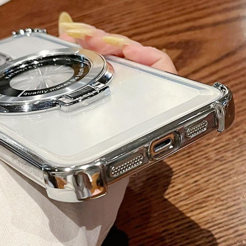 Magnetic Lens Protective Phone Case with Stand