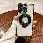 Magnetic Lens Protective Phone Case with Stand
