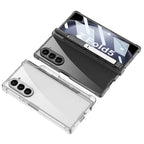 Translucent All-Inclusive Pen Holder Case Cover for Samsung Fold Series