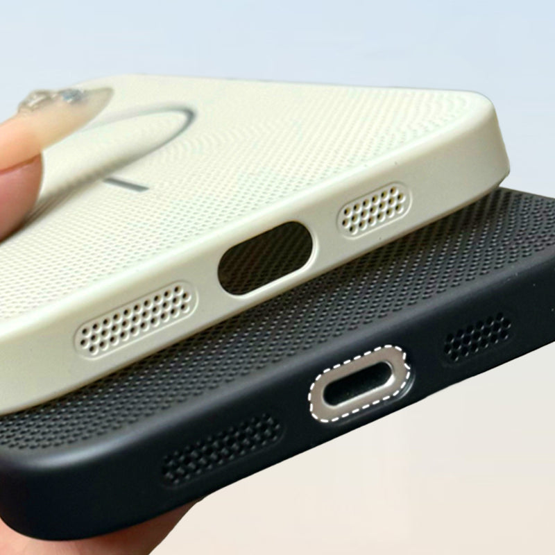 Breathable Magnetic Phone Case For iPhone