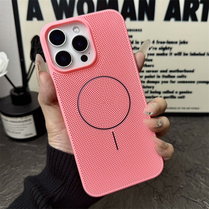 Breathable Magnetic Phone Case For iPhone