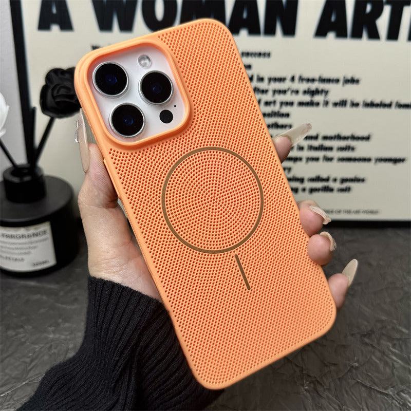 Breathable Magnetic Phone Case For iPhone