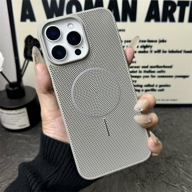 Breathable Magnetic Phone Case For iPhone
