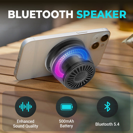 Magnetic Mini Bluetooth Speaker with RGB Light